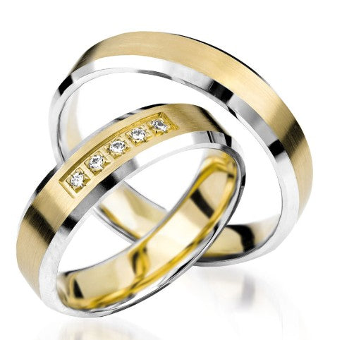Simon & Söhne Trauringe/Eheringe Basic Bicolor S 130