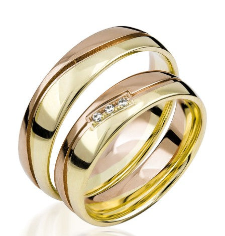 Simon & Söhne Trauringe/Eheringe Basic Bicolor S 133