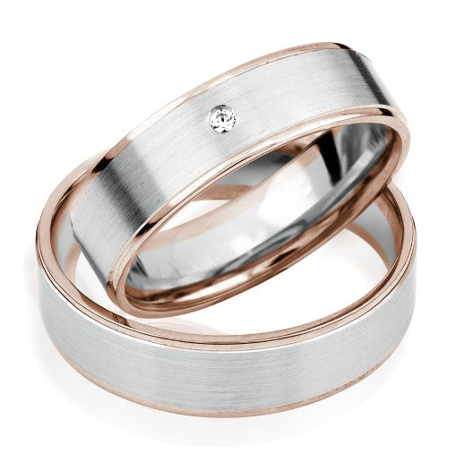 Simon & Söhne Trauringe/Eheringe AU 9 Bicolor S 929