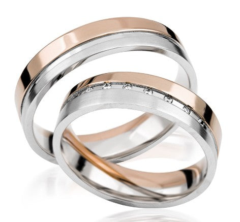 Simon & Söhne Trauringe/Eheringe Basic Bicolor S 138