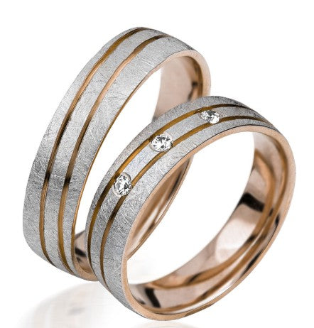 Simon & Söhne Trauringe/Eheringe Basic Bicolor S 141