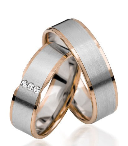 Simon & Söhne Trauringe/Eheringe Basic Bicolor S 142