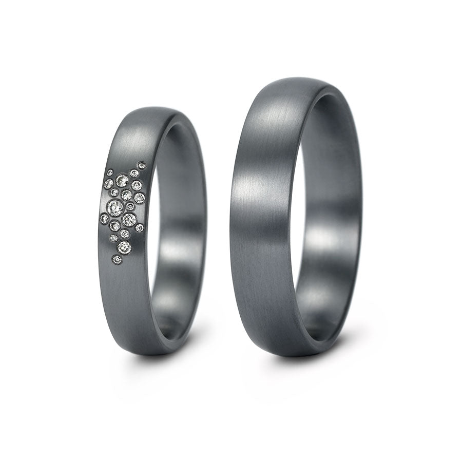 Produktbild: Tantal Eheringe P1 4+5 mm 19 Brill. 0.072ct.