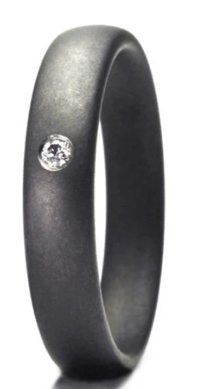 TANTALUM MAGIC Tantal Ring Matt P1 1x0,016ct.