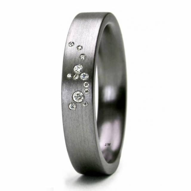 TANTALUM MAGIC Tantal Ring Fein-Matt P2 12x0,043 ct.