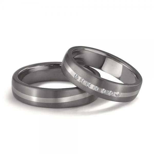 Produktbild: Teno Eheringe Tantal/Platin 596070-596069