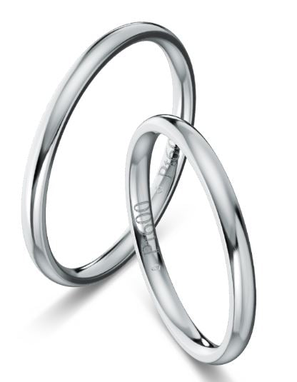 Trauringe Klassik 2.0 mm Hochzeitstrauringe