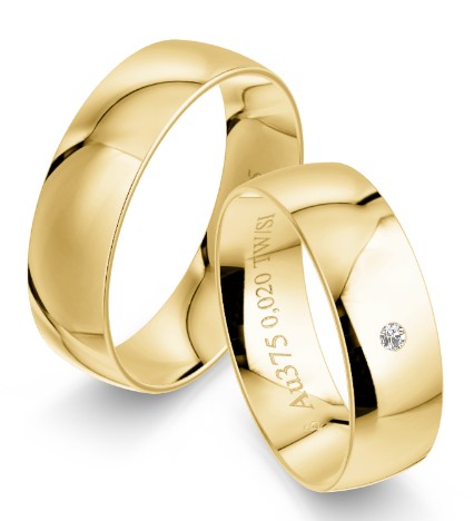 Hochzeitstrauringe Eheringe Klassik 6.0 mm