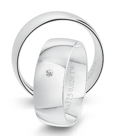 Hochzeitstrauringe Eheringe Klassik 7.0 mm