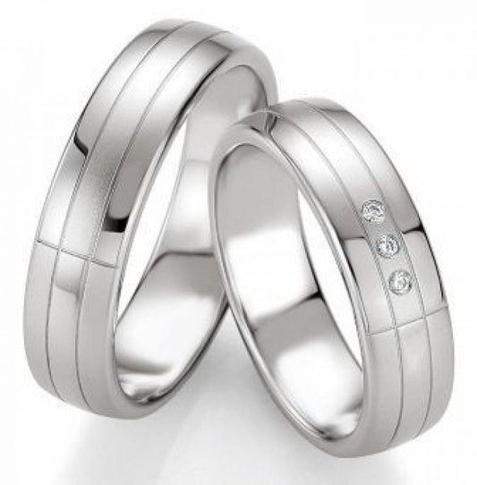 Breuning Trauringe/Eheringe Palladium 48/02625-48/02626