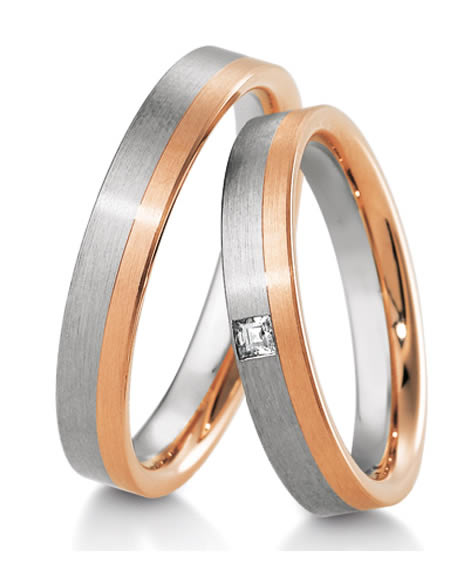 Breuning Bicolor Trauringe -48-04171-48-04172