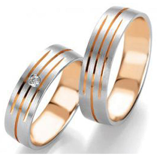 Breuning Trauringe Bicolor -48/05207-48/05208  Design