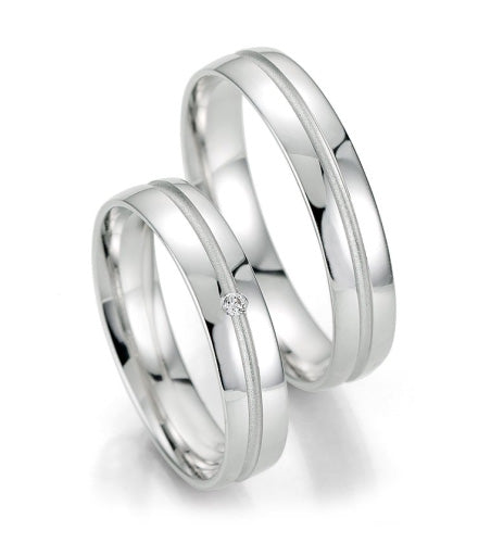 Breuning Trauringe - Smart Line Trauringe 48/07037 - 48/07038