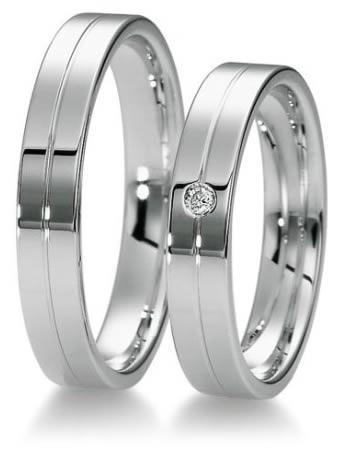 Breuning Weißgold Trauringe/Eheringe  48/04027-48/04028