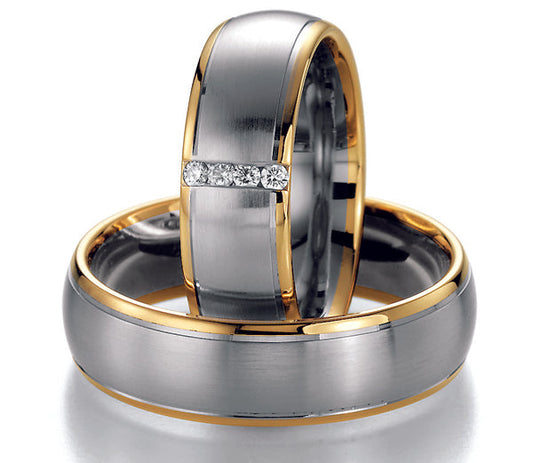 Nowotny Collection Ruesch  Eheringe Bicolor 02/40490/065-02/40500/065