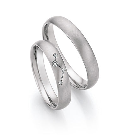 Produktbild: Nowotny Collection Ruesch Eheringe Steel Magic 88/23010-88/23020