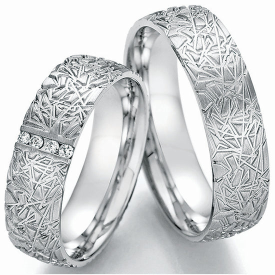 Silber Ringe aus 925er reinem Silberanteil. Mit Zirkonia oder echtem Brillantbesatz. 