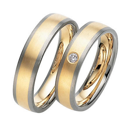 Gerstner Bicolor Trauringe/Eheringe -4/27018-5