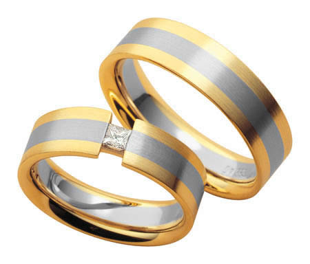 Gerstner Bicolor Trauringe  (4)26844/6