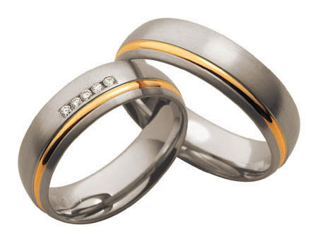 Gerstner Bicolor Trauringe- (4)26861/6