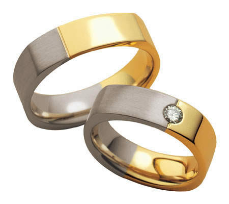 Gerstner Bicolor Trauringe  (4)26864/6