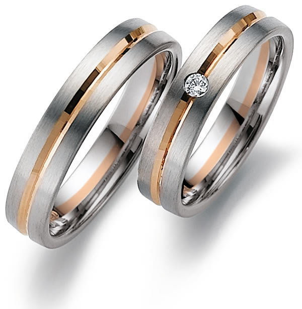 Gerstner Bicolor Trauringe/Eheringe - 4/20140/4.5