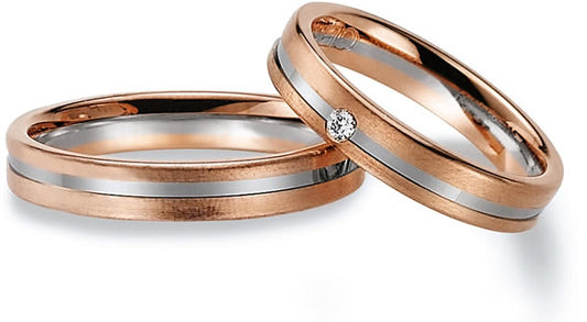 Gerstner Bicolor Trauringe - 4/20351/4