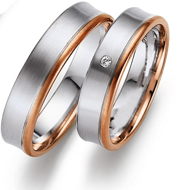 Gerstner Bicolor Trauringe/Eheringe - 4/20415/5