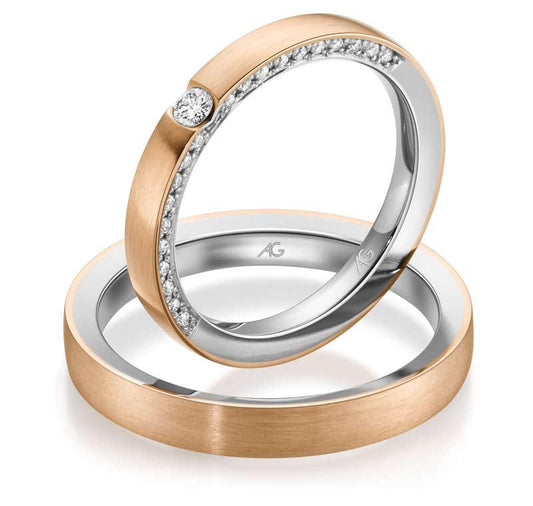 Gerstner Eheringe/Trauringe Bicolor 28836/3.5-4/28836/2.9