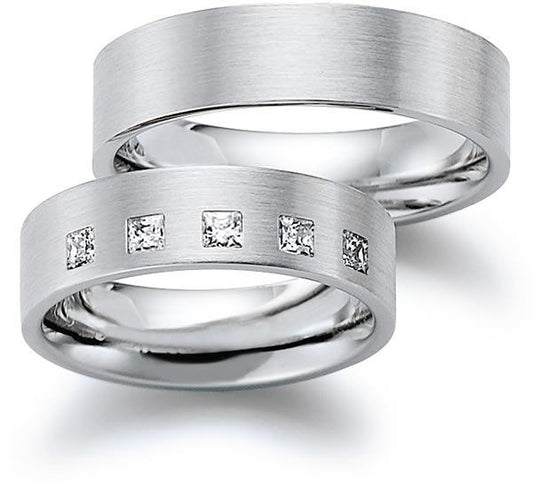 Gerstner Weißgold Trauringe/Eheringe - 4/20313/6