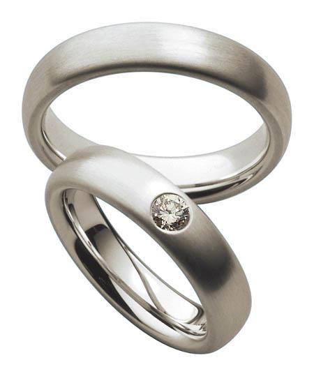 Gerstner Weißgold Trauringe 4/26145/5