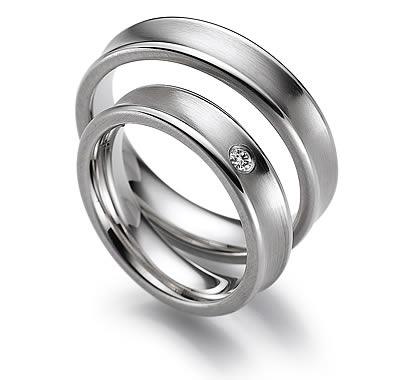 Gerstner Weißgold Trauringe - 4/27189/6