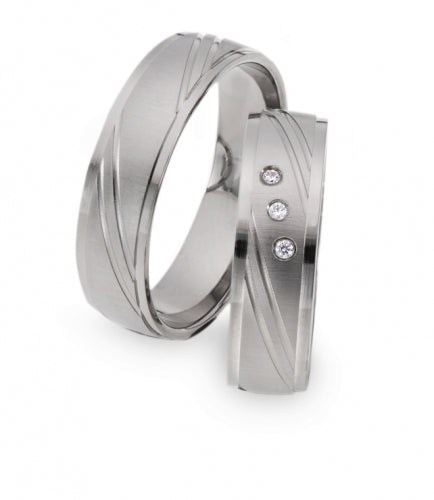 Herzog Trauringe/Eheringe Weißgold 4151