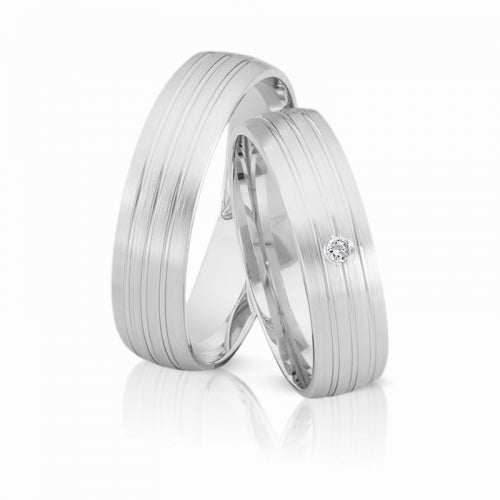 Herzog Trauringe/Eheringe Weißgold 4140