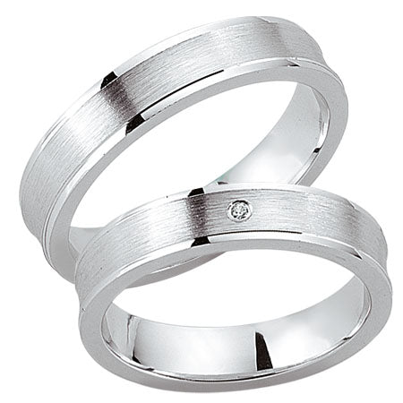 Produktbild: Hochzeitstrauringe Eheringe/Trauringe, Prata, HT 039