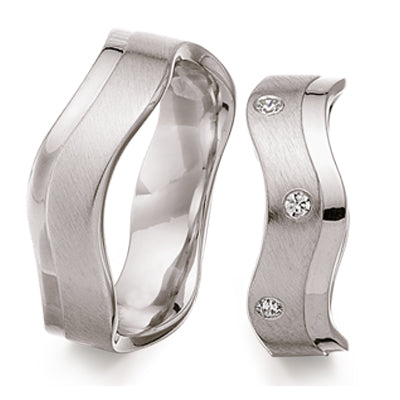 Hochzeitstrauringe, Eheringe/Trauringe, Prata, HT 102