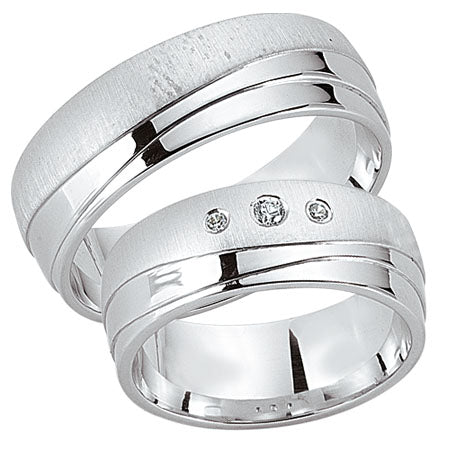 Hochzeitstrauringe, Eheringe/Trauringe, Prata, HT 108