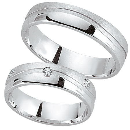 Hochzeitstrauringe, Eheringe/Trauringe, Prata, HT 112