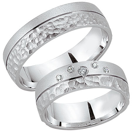 Hochzeitstrauringe, Eheringe/Trauringe, Prata, HT 114