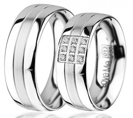 Produktbild: love me forever Trauringe Geneve LS-013W