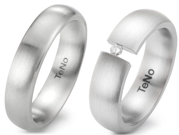 Produktbild: TeNo Trauringe/Eheringe DELUXX LUVA 069.0600.XX-069.0624.XX