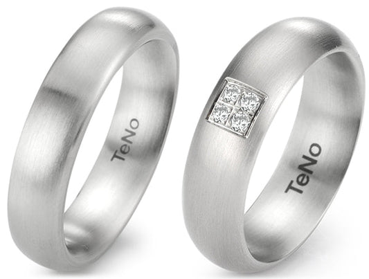 Produktbild: TeNo Trauringe/Eheringe DELUXX LUVA 069.0600.XX-069.06P01.XX