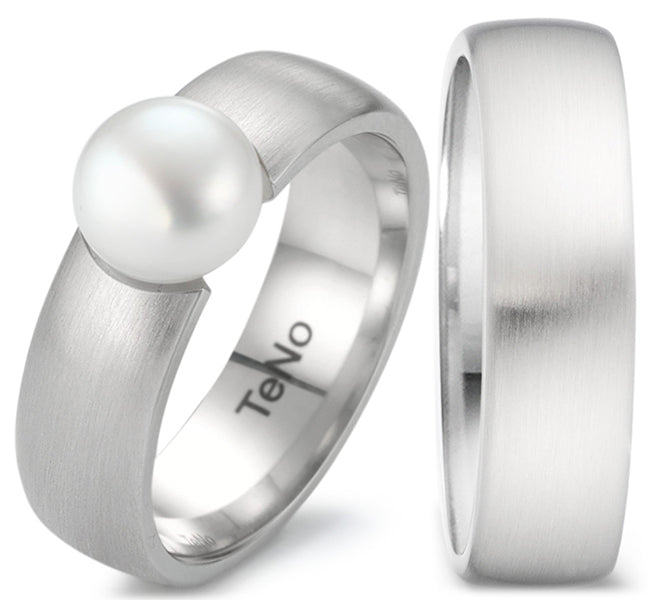 Produktbild: TeNo Trauringe/Eheringe PURE DESIGN TAMOR SATIN 069.2500.XX-069.25PW01.XX