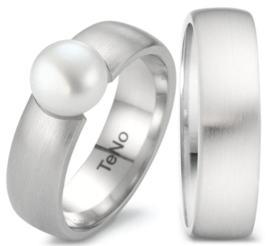 Produktbild: TeNo Trauringe/Eheringe PURE DESIGN TAMOR SATIN 069.2500.XX-069.25PW01.XX