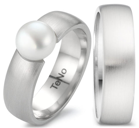 Produktbild: TeNo Trauringe/Eheringe PURE DESIGN TAMOR SATIN 069.2500.XX-069.25PW01.XX