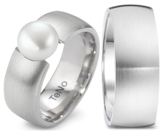 Produktbild: TeNo Trauringe/Eheringe PURE DESIGN TAMOR SATIN 069.2600.XX-069.26PW01.XX