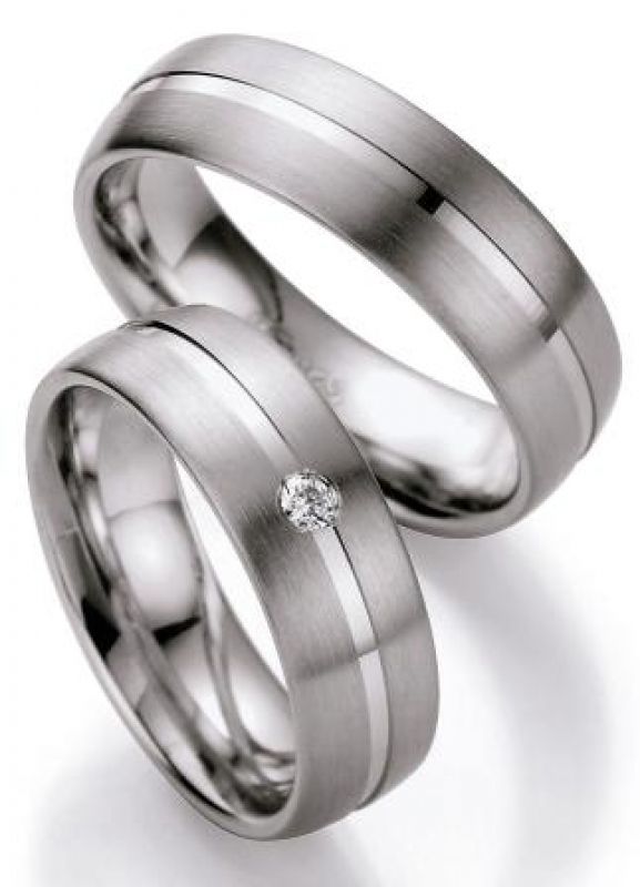 Produktbild: Nowotny Collection Ruesch Eheringe Silver Line 55/02220/065-55/02220/065