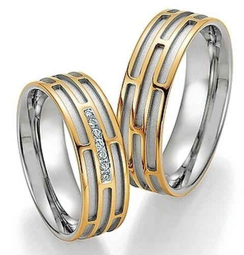 Nowotny Collection Ruesch Eheringe Honeymoon Solid 66/34130-66/34140