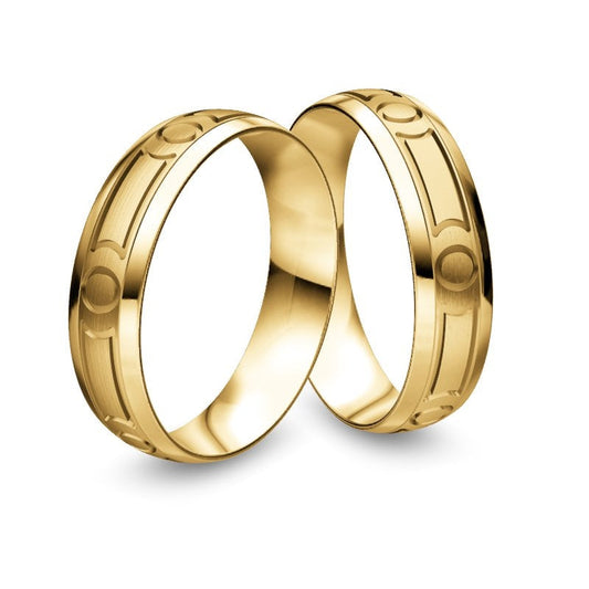 Nowotny Collection Ruesch Eheringe Honeymoon Solid 66/39160-055-66/39160-055