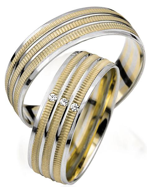 Simon & Söhne Trauringe/Eheringe Basic Bicolor S 118